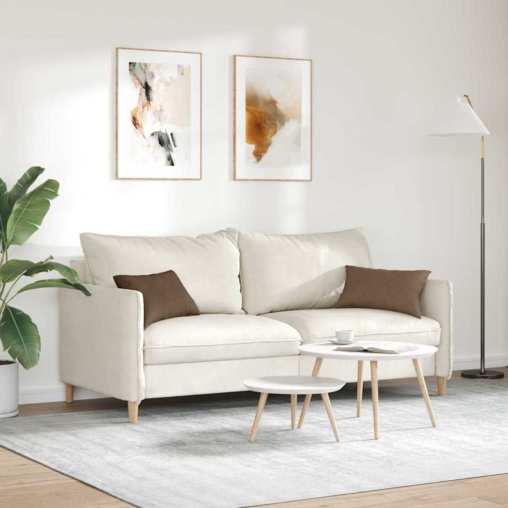 Kanapé párnák 2 pcs Barna 50 x 30 cm szövet