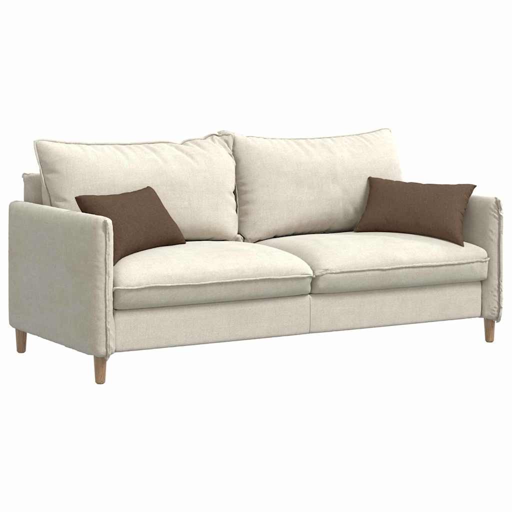 Kanapé párnák 2 pcs Barna 50 x 30 cm szövet