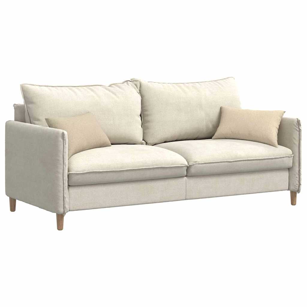 Kanapé párnák 2 pcs Krém 50 x 30 cm szövet