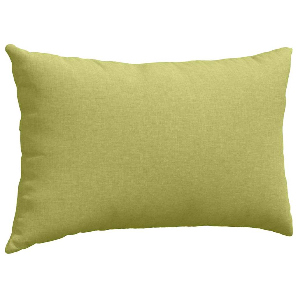 Kanapé párnák 2 pcs Világos zöld 50 x 30 cm szövet