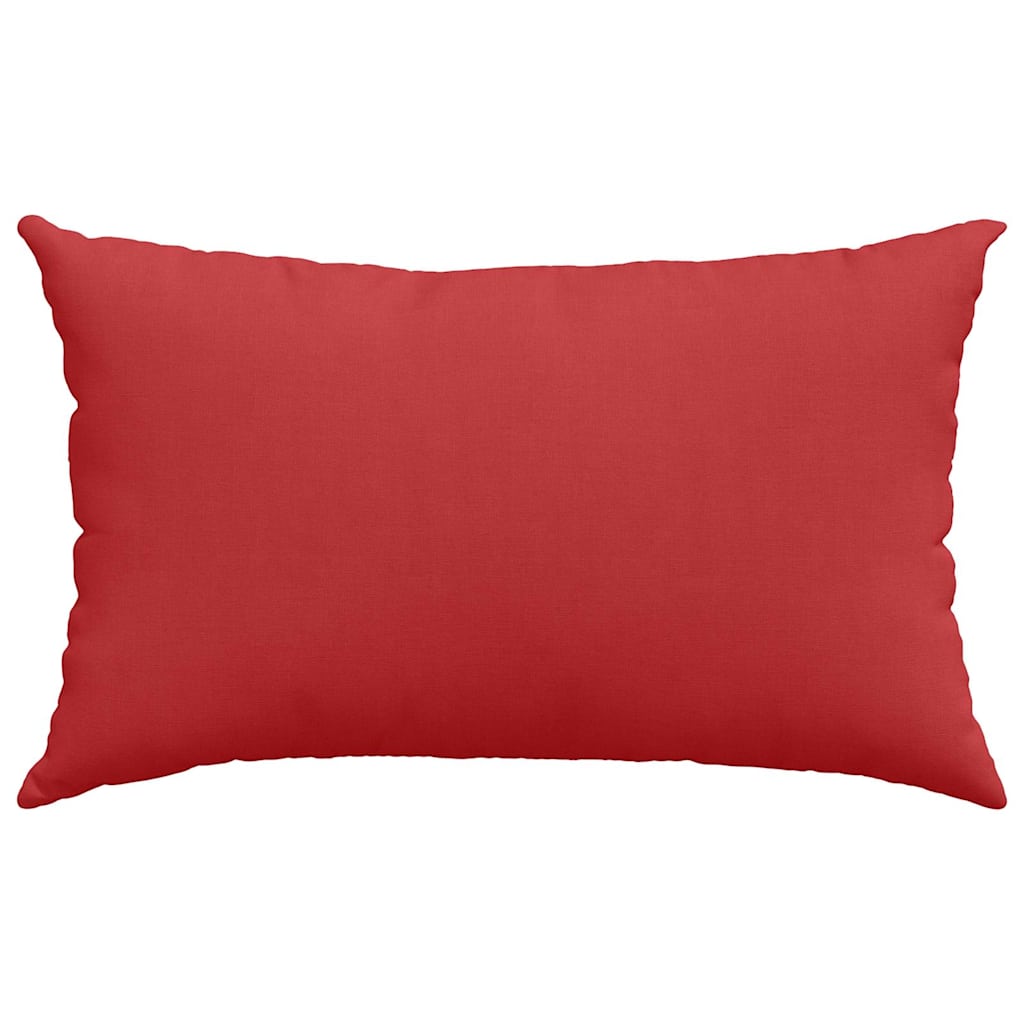 Kanapé párnák 2 pcs Piros 50 x 30 cm szövet