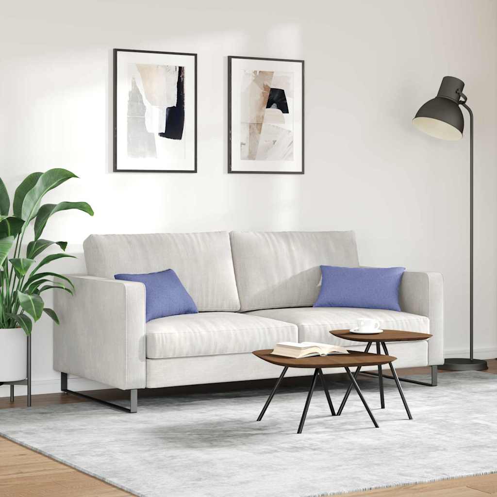 Kanapé párnák 2 pcs Farmerkék 50 x 30 cm szövet