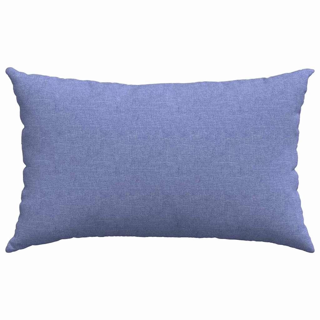 Kanapé párnák 2 pcs Farmerkék 50 x 30 cm szövet
