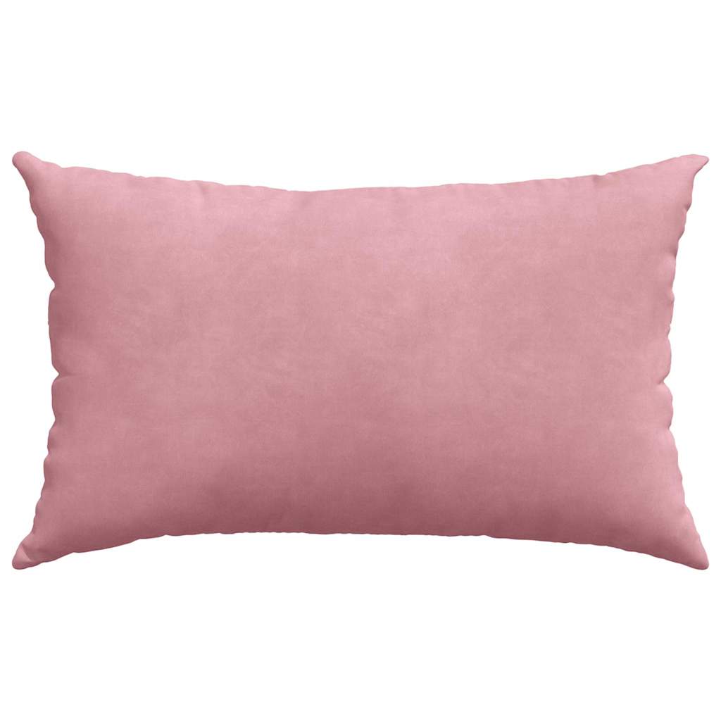 Kanapé párnák 2 pcs Rózsaszín 50 x 30 cm Bársonyos szövet