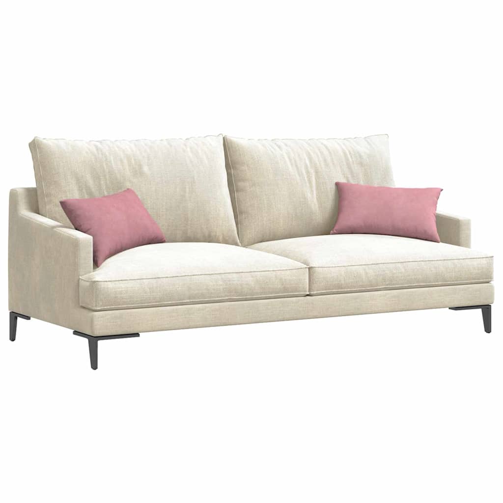 Kanapé párnák 2 pcs Rózsaszín 50 x 30 cm Bársonyos szövet