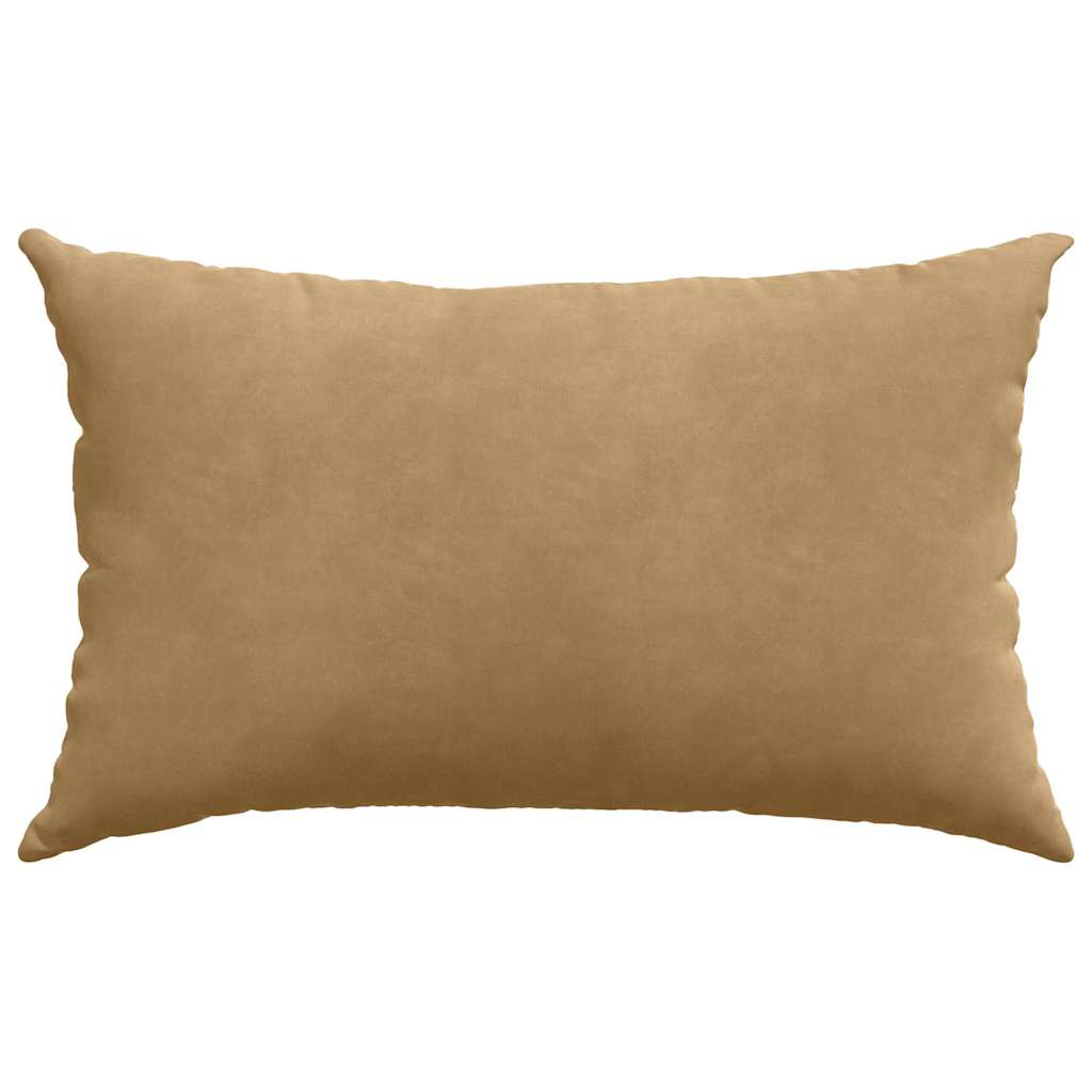 Kanapé párnák 2 pcs Barna 50 x 30 cm Bársonyos szövet