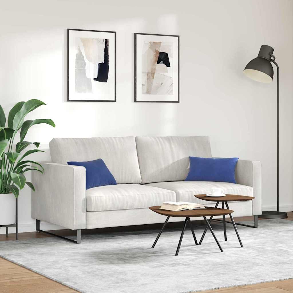 Kanapé párnák 2 pcs Rendőrségi kék 50 x 30 cm Bársonyos szövet