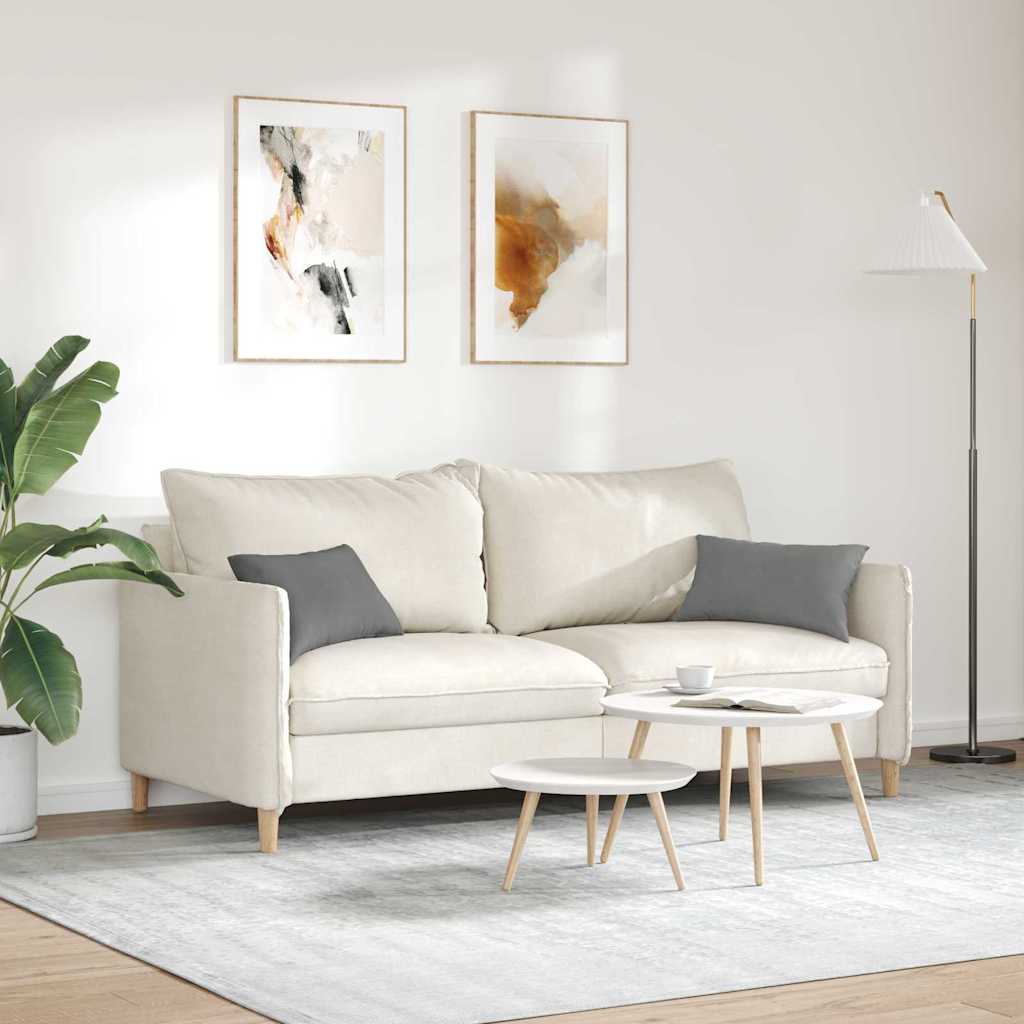 Kanapé párnák 2 pcs Sötétszürke 50 x 30 cm szövet