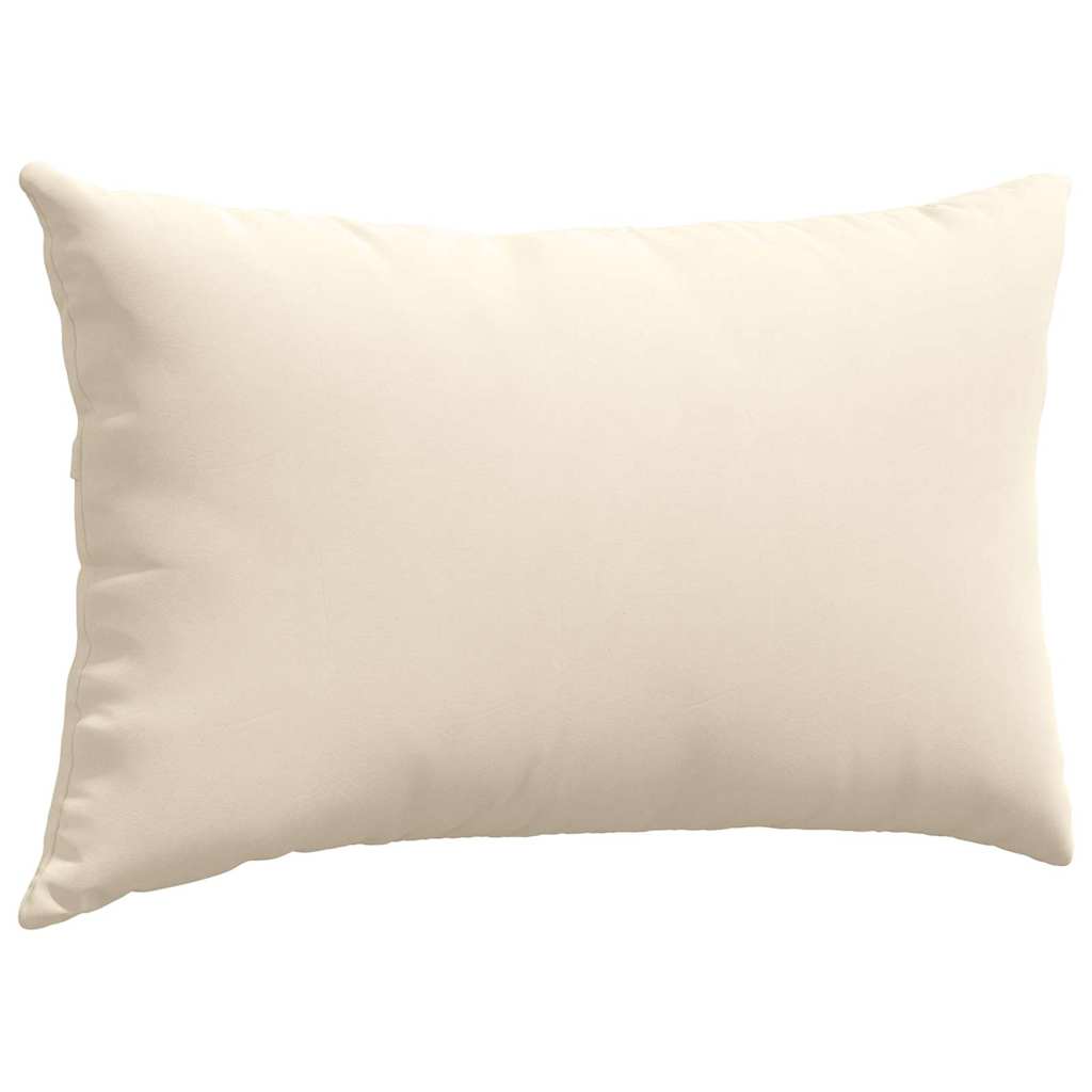 Kanapé párnák 2 pcs Bézs 50 x 30 cm szövet