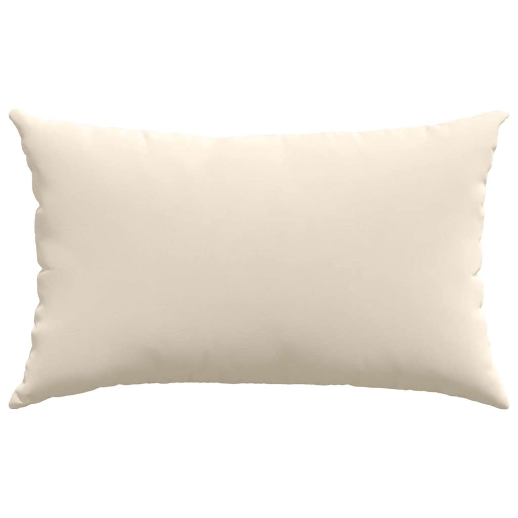 Kanapé párnák 2 pcs Bézs 50 x 30 cm szövet