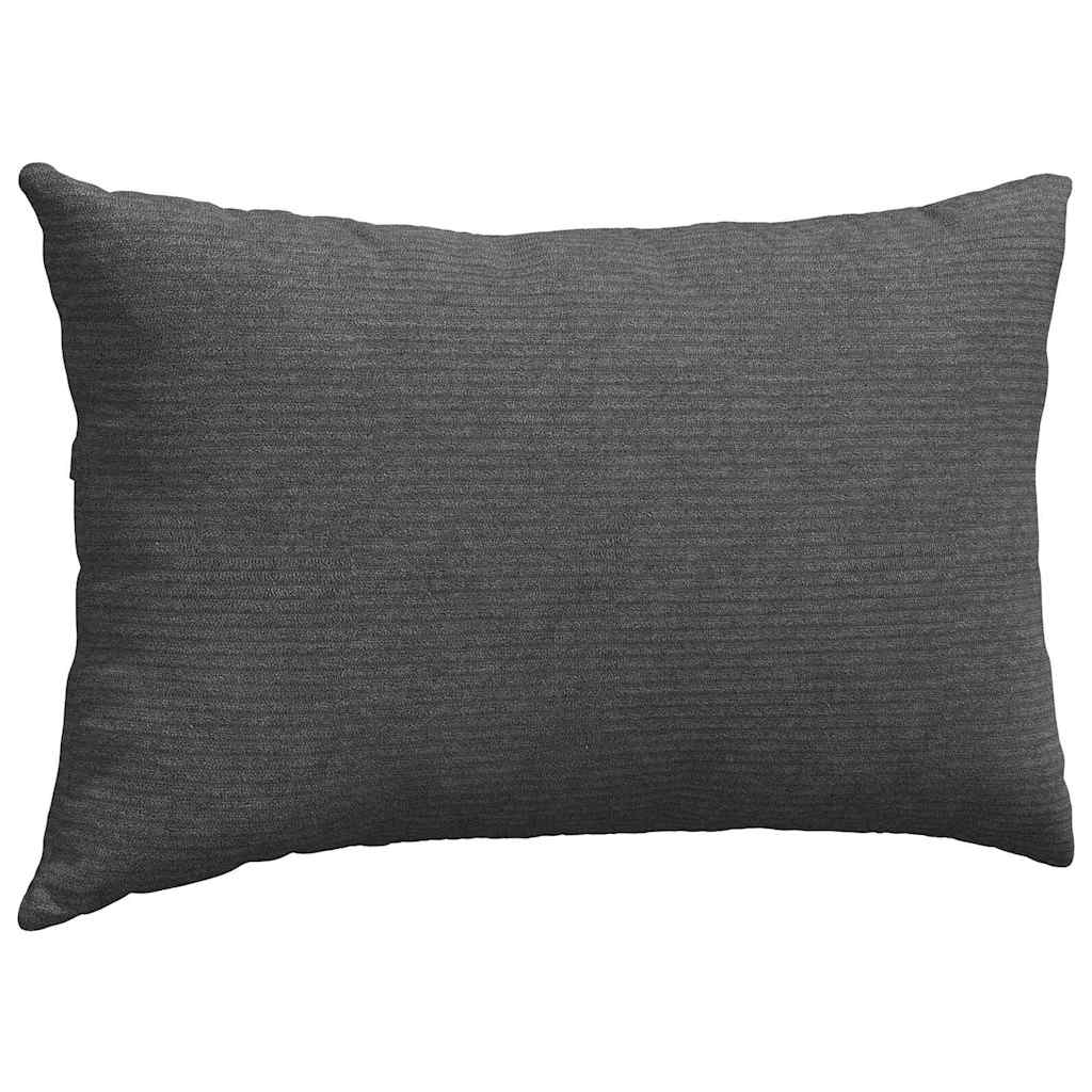Kanapé párnák 2 pcs Sötétszürke 50 x 30 cm Bársonyos szövet