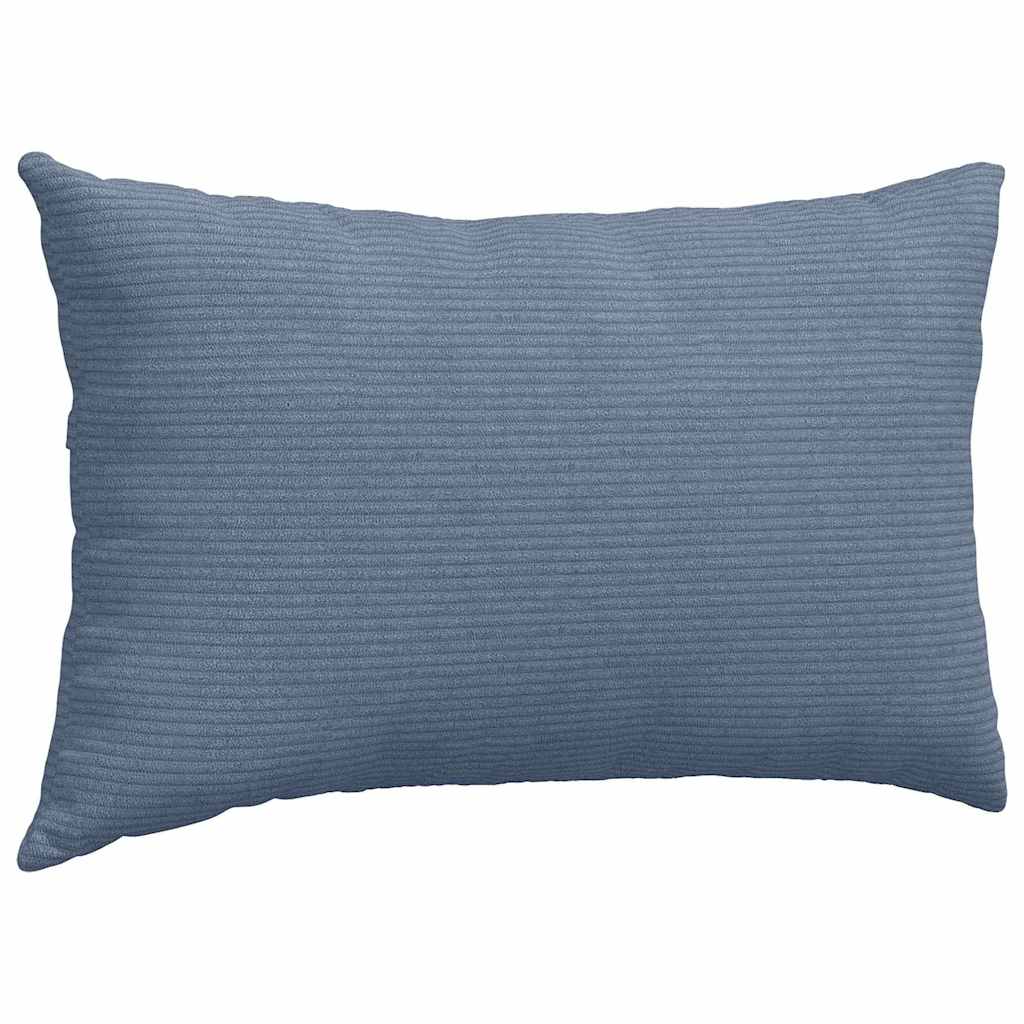 Kanapé párnák 2 pcs Kék 50 x 30 cm Bársonyos szövet