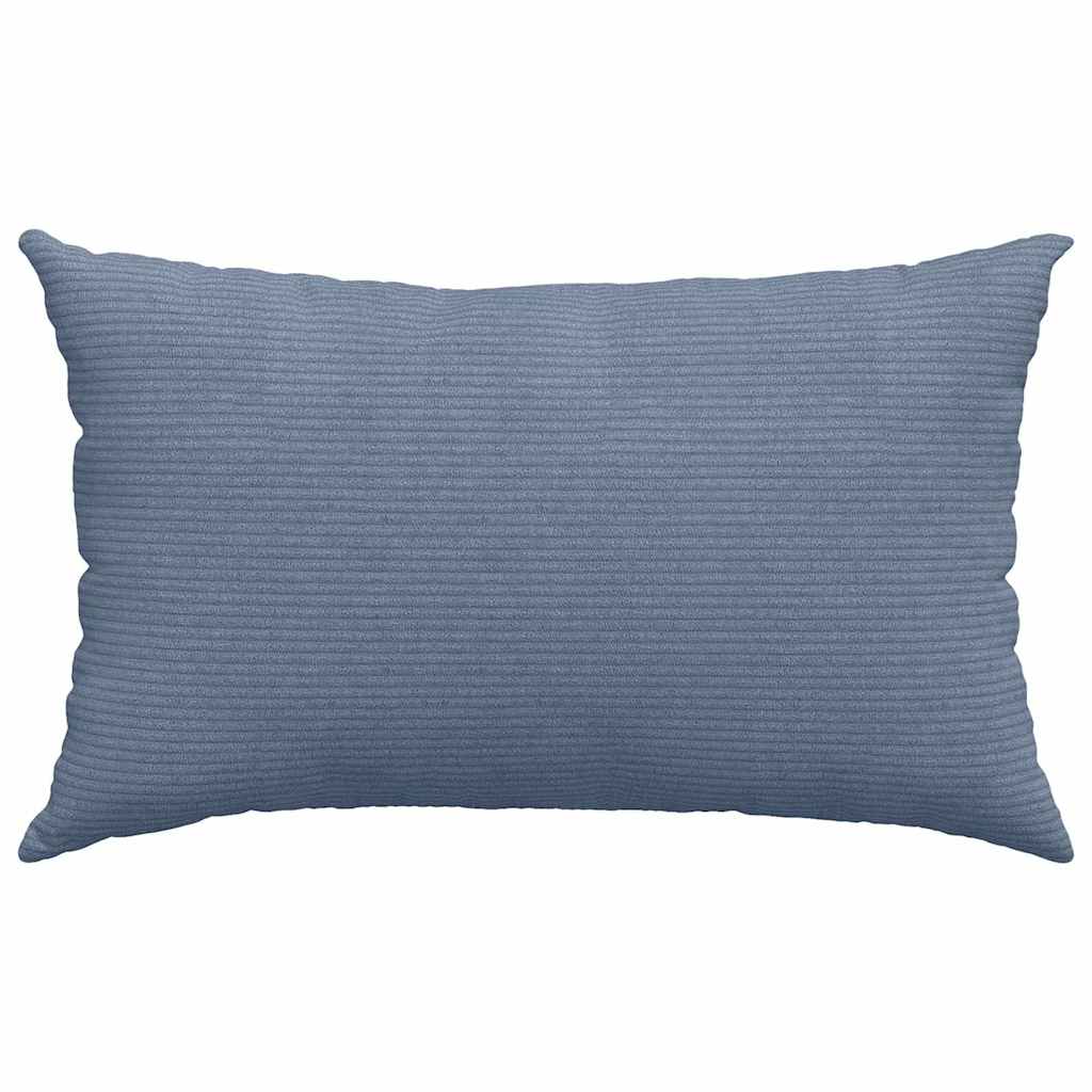Kanapé párnák 2 pcs Kék 50 x 30 cm Bársonyos szövet