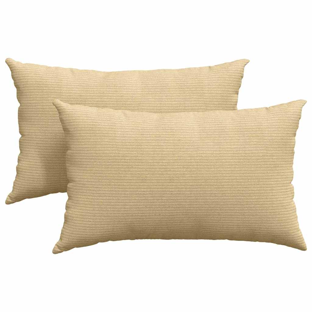 Kanapé párnák 2 pcs Szürke zöld 50 x 30 cm Bársonyos szövet