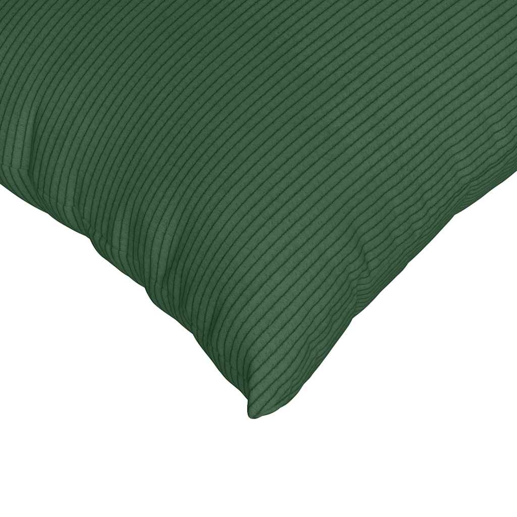 Kanapé párnák 2 pcs Sötétzöld 50 x 30 cm Bársonyos szövet