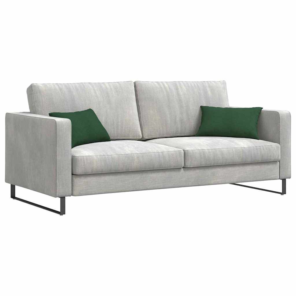 Kanapé párnák 2 pcs Sötétzöld 50 x 30 cm Bársonyos szövet