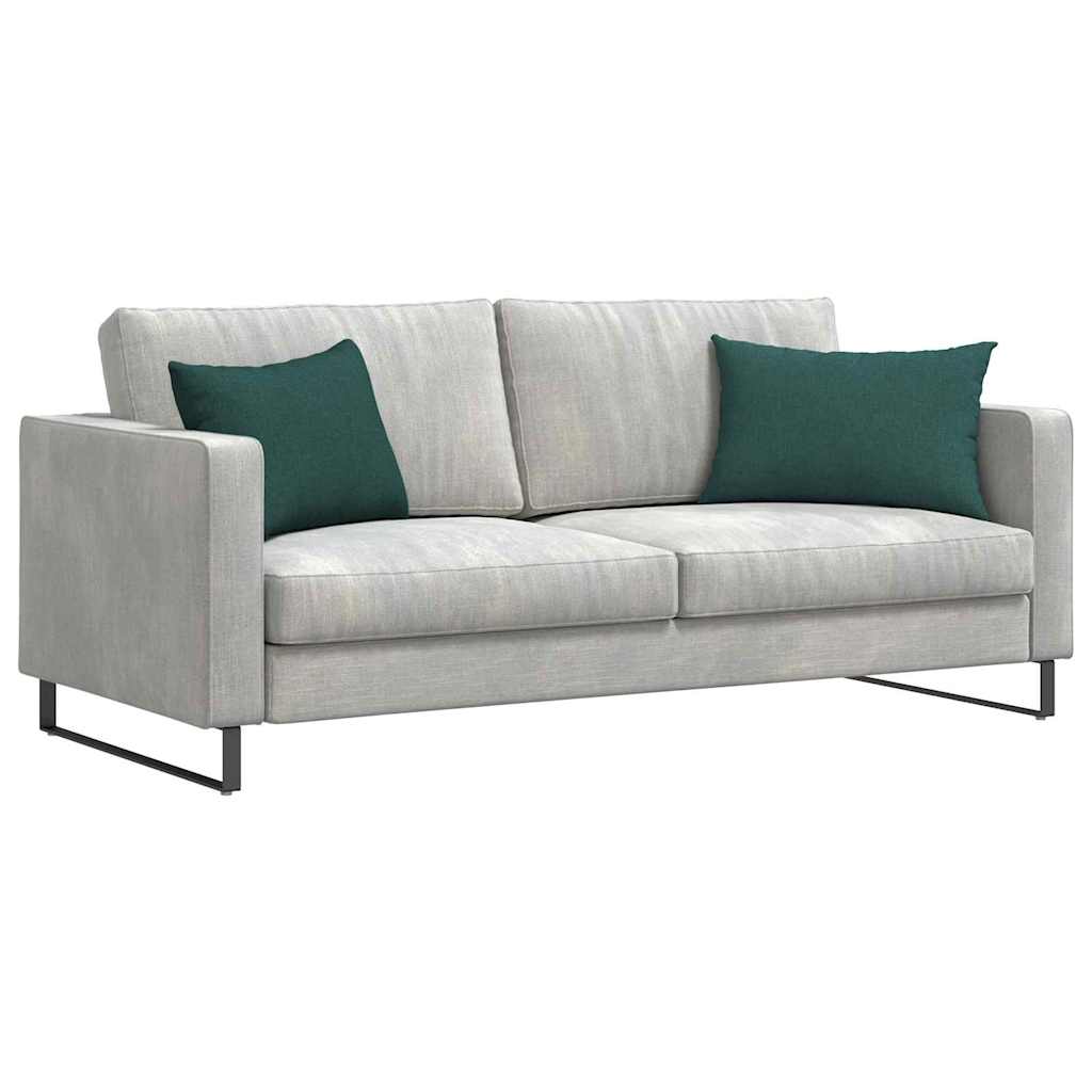 Kanapé párnák 2 pcs szövet Sötétzöld 60 x 40 cm
