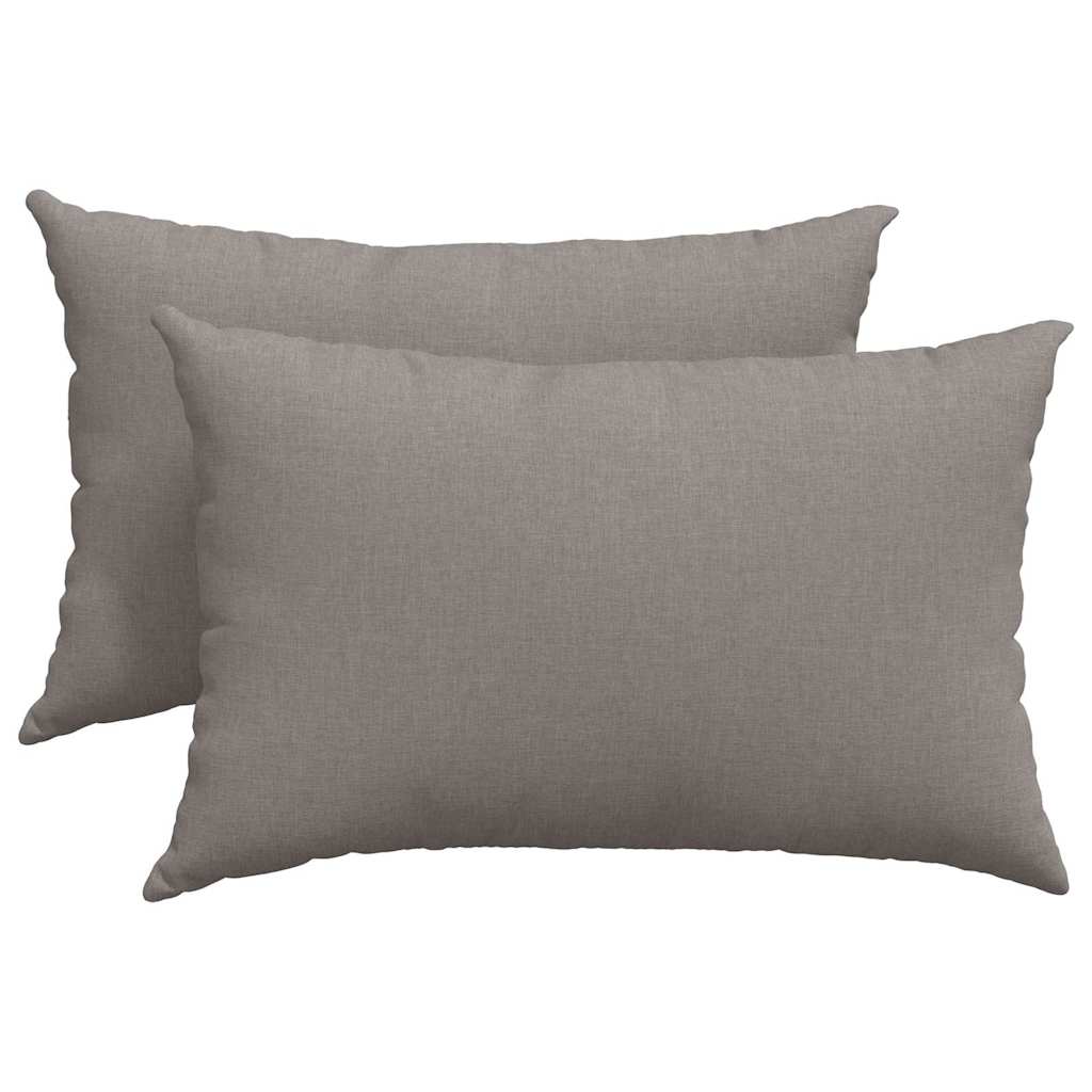 Kanapé párnák 2 pcs szövet Tópszínű 60 x 40 cm