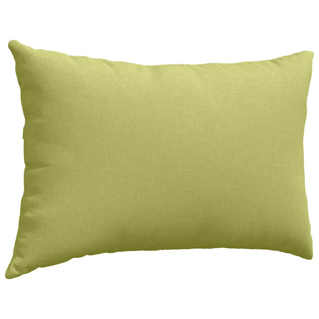 Kanapé párnák 2 pcs szövet Világos zöld 60 x 40 cm