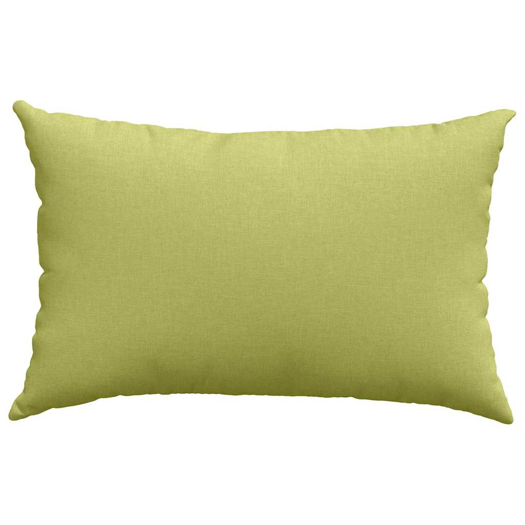 Kanapé párnák 2 pcs szövet Világos zöld 60 x 40 cm