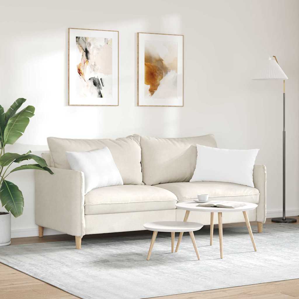 Kanapé párnák 2 pcs szövet Fehér 60 x 40 cm