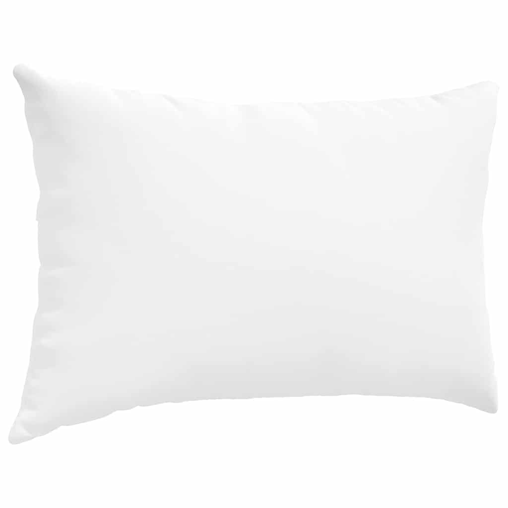 Kanapé párnák 2 pcs szövet Fehér 60 x 40 cm