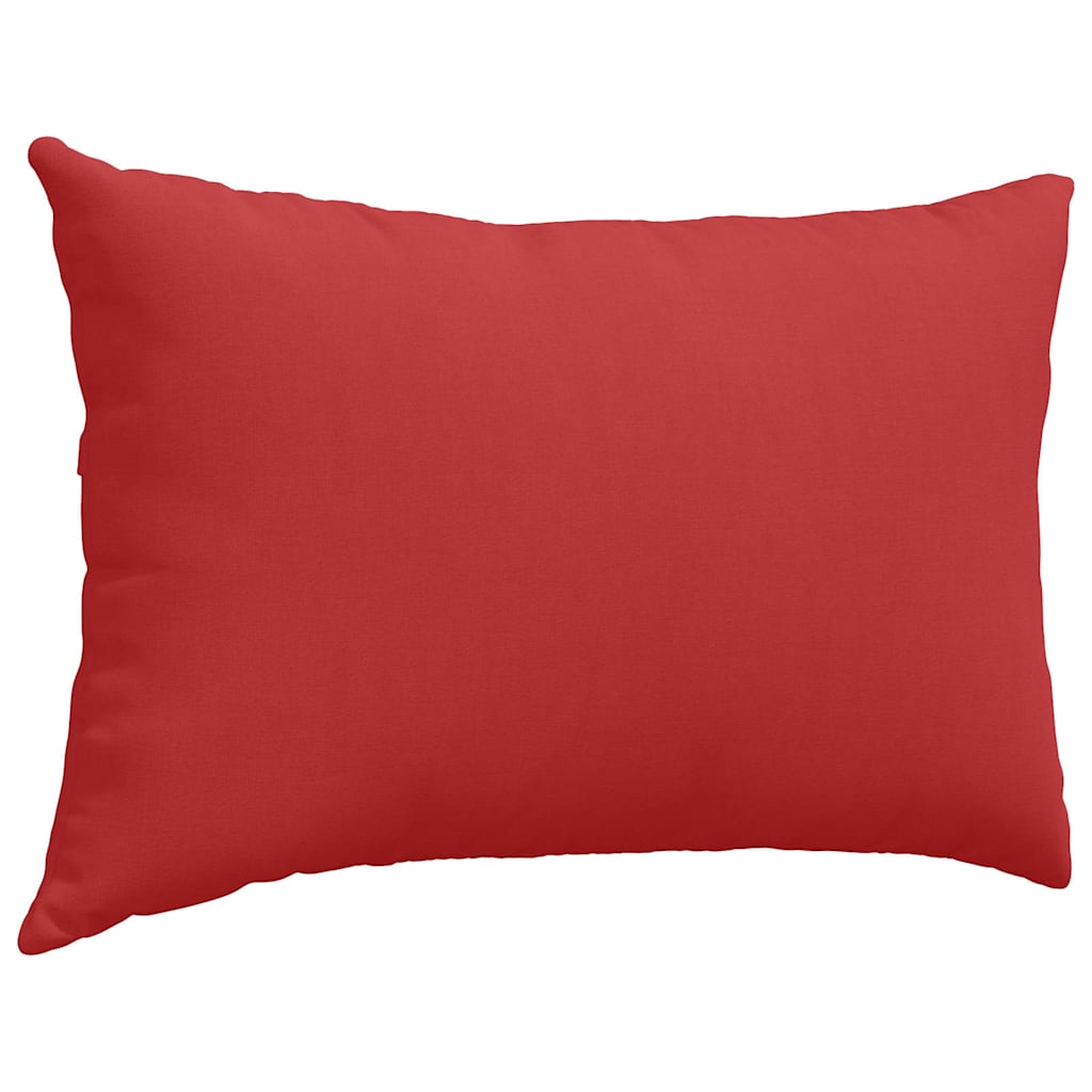 Kanapé párnák 2 pcs Piros 60 x 40 cm szövet