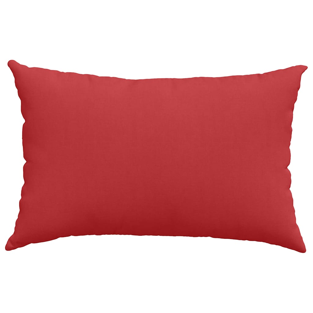 Kanapé párnák 2 pcs Piros 60 x 40 cm szövet
