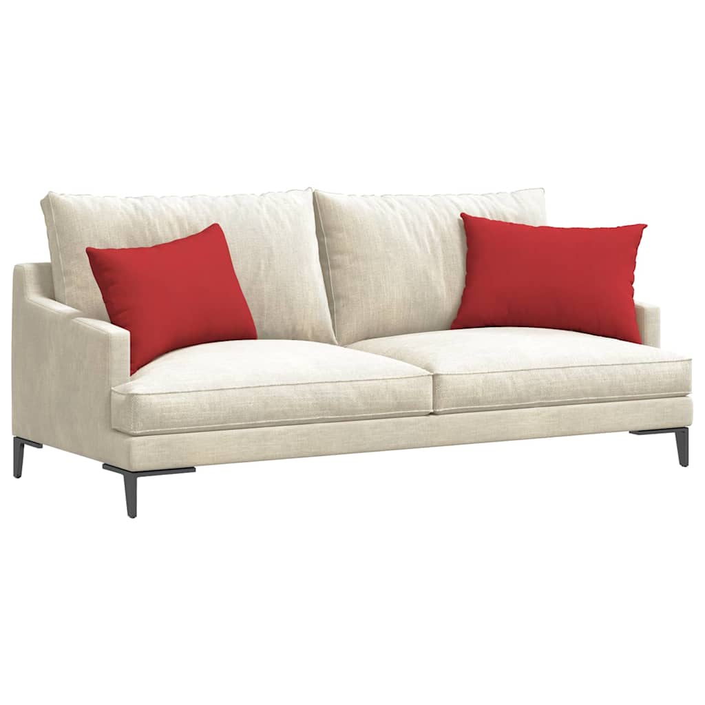 Kanapé párnák 2 pcs Piros 60 x 40 cm szövet