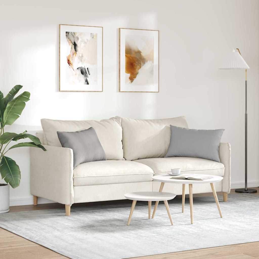 Kanapé párnák 2 pcs Felhőszürke 60 x 40 cm szövet