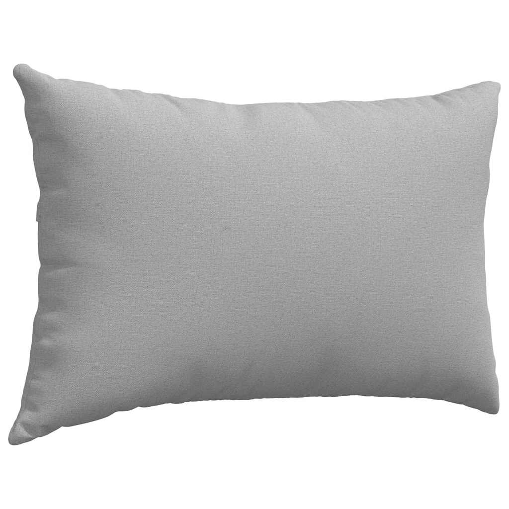Kanapé párnák 2 pcs Felhőszürke 60 x 40 cm szövet