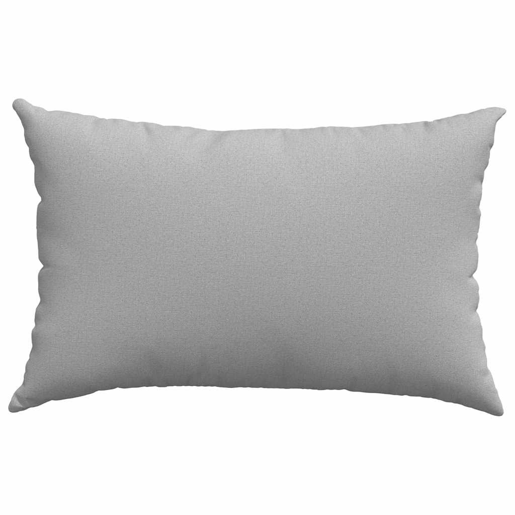 Kanapé párnák 2 pcs Felhőszürke 60 x 40 cm szövet