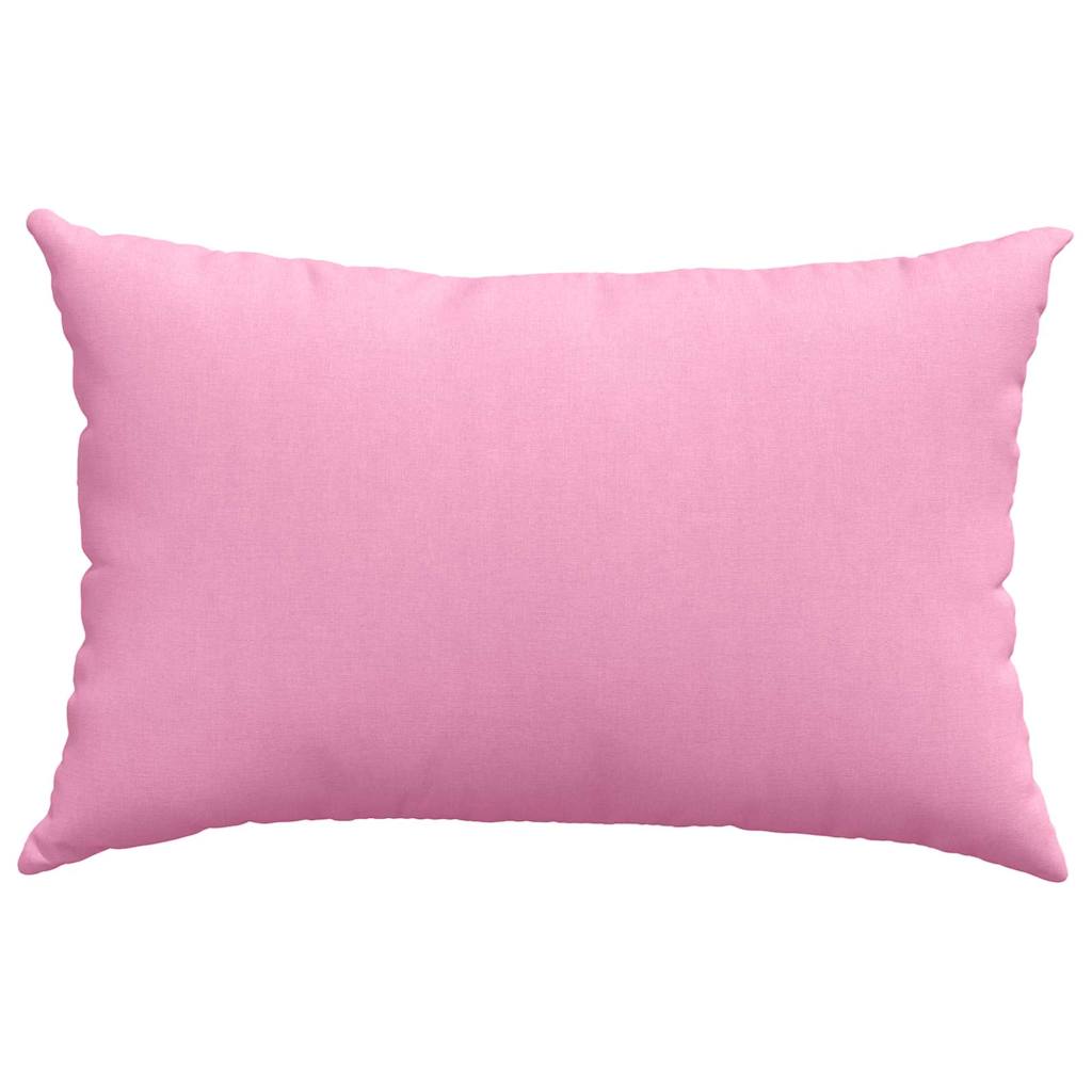 Kanapé párnák 2 pcs Rózsaszín 60 x 40 cm szövet