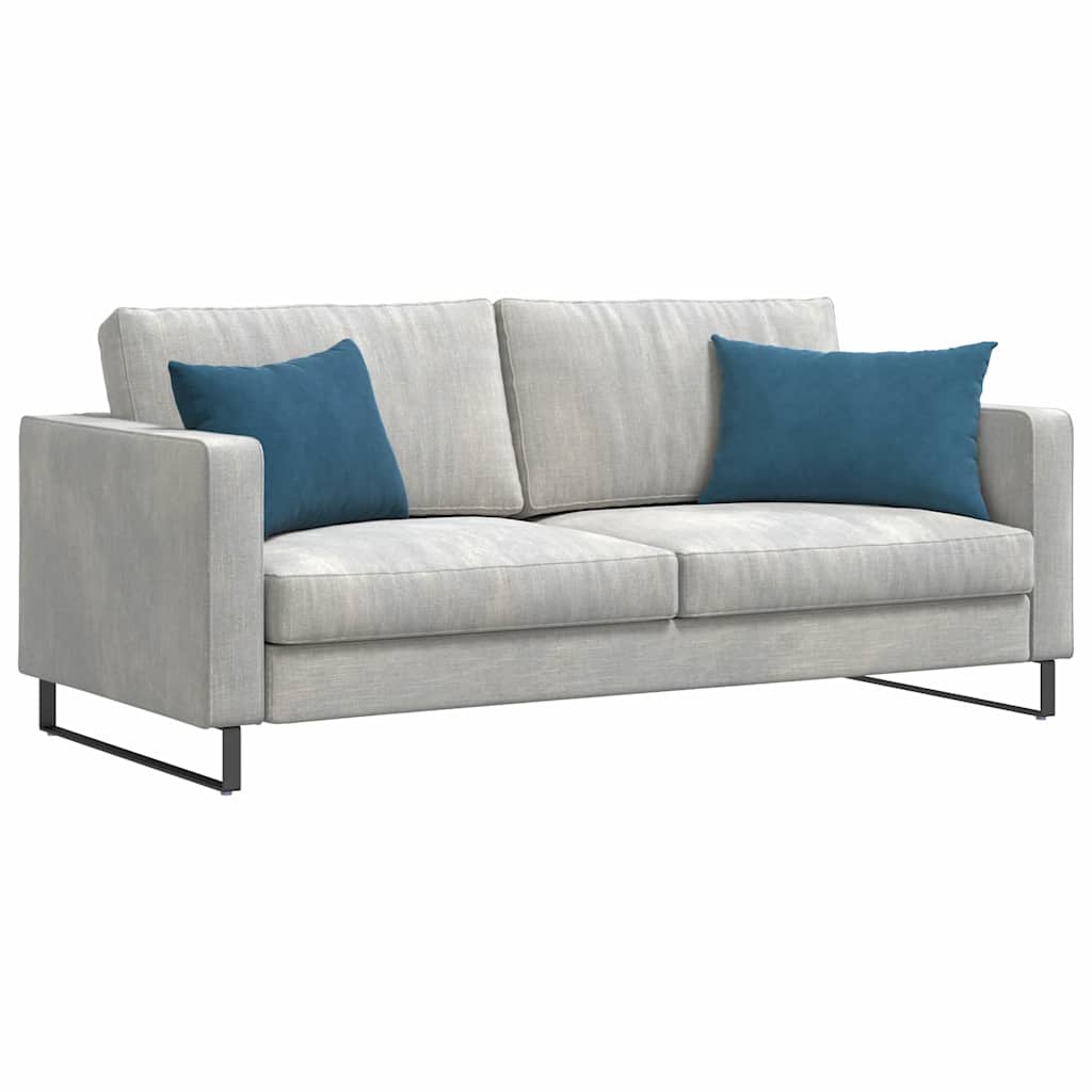 Kanapé párnák 2 pcs Kék 60 x 40 cm Bársonyos szövet