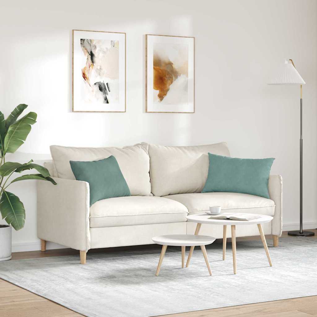 Kanapé párnák 2 pcs Tengeri Zöld 60 x 40 cm Bársonyos szövet