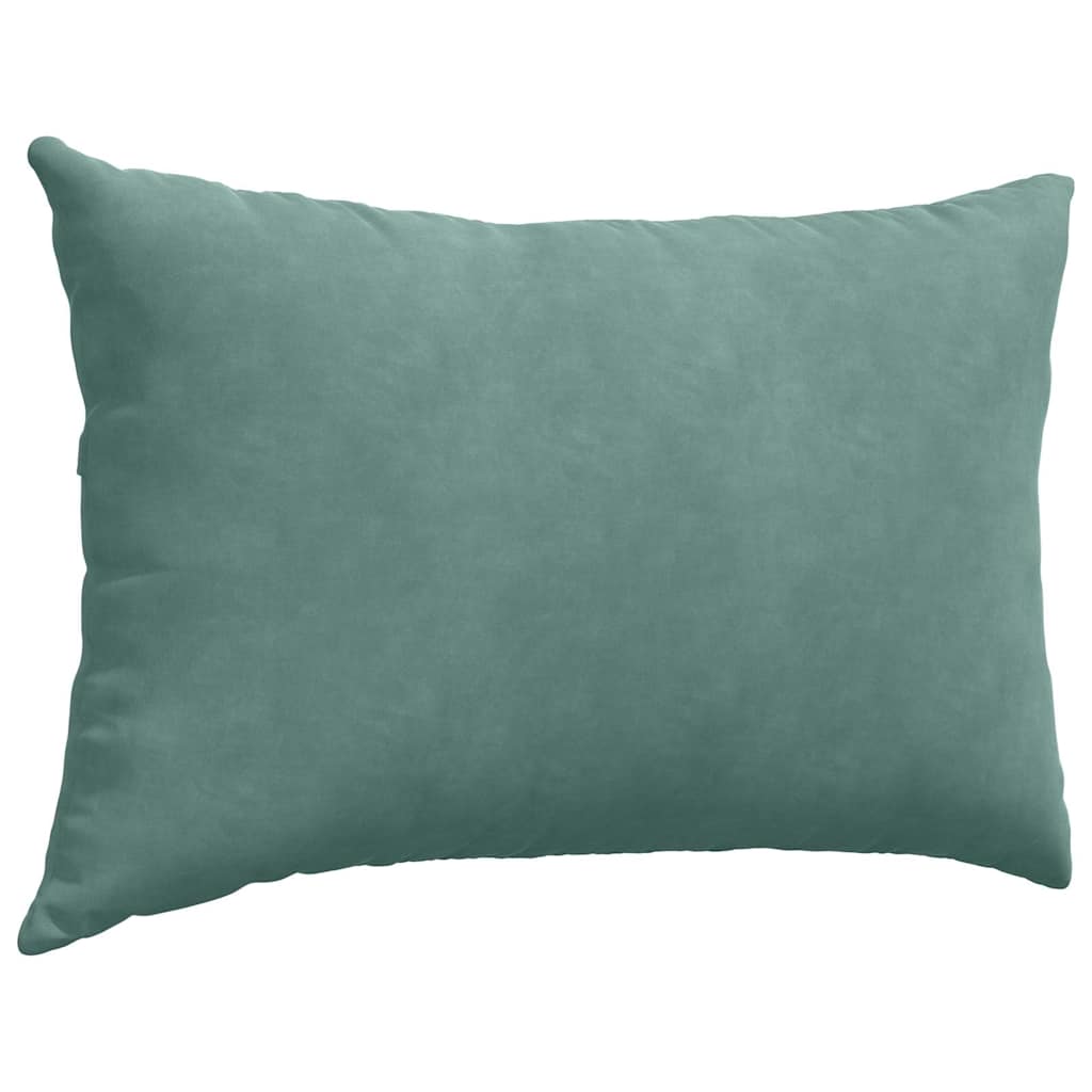 Kanapé párnák 2 pcs Tengeri Zöld 60 x 40 cm Bársonyos szövet
