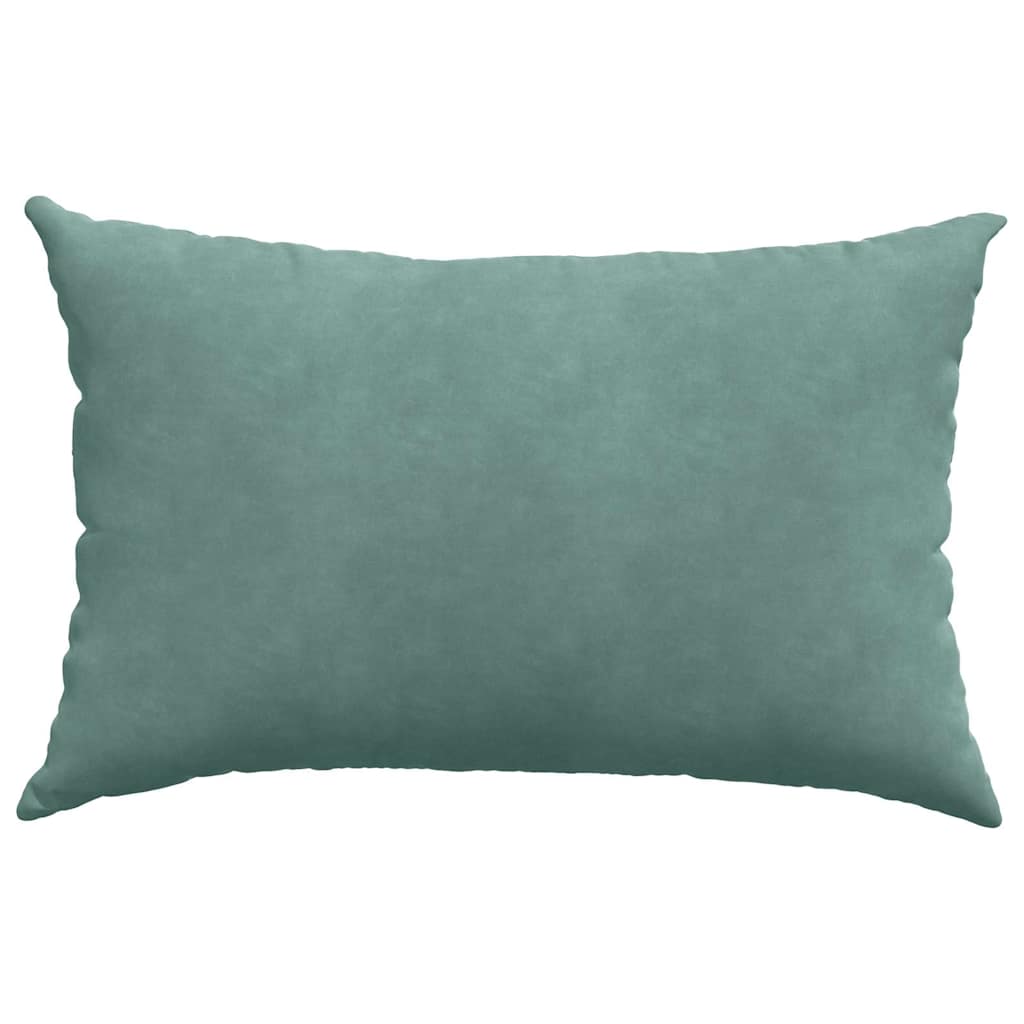 Kanapé párnák 2 pcs Tengeri Zöld 60 x 40 cm Bársonyos szövet