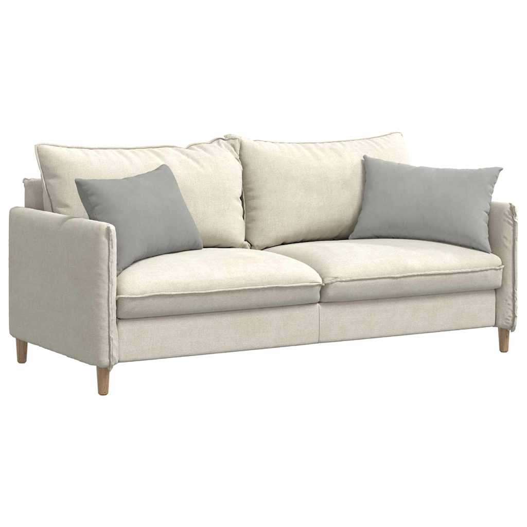 Kanapé párnák 2 pcs Világosszürke 60 x 40 cm szövet