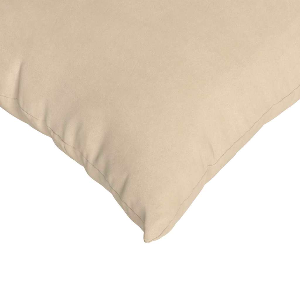 Kanapé párnák 2 pcs Krém 60 x 40 cm szövet