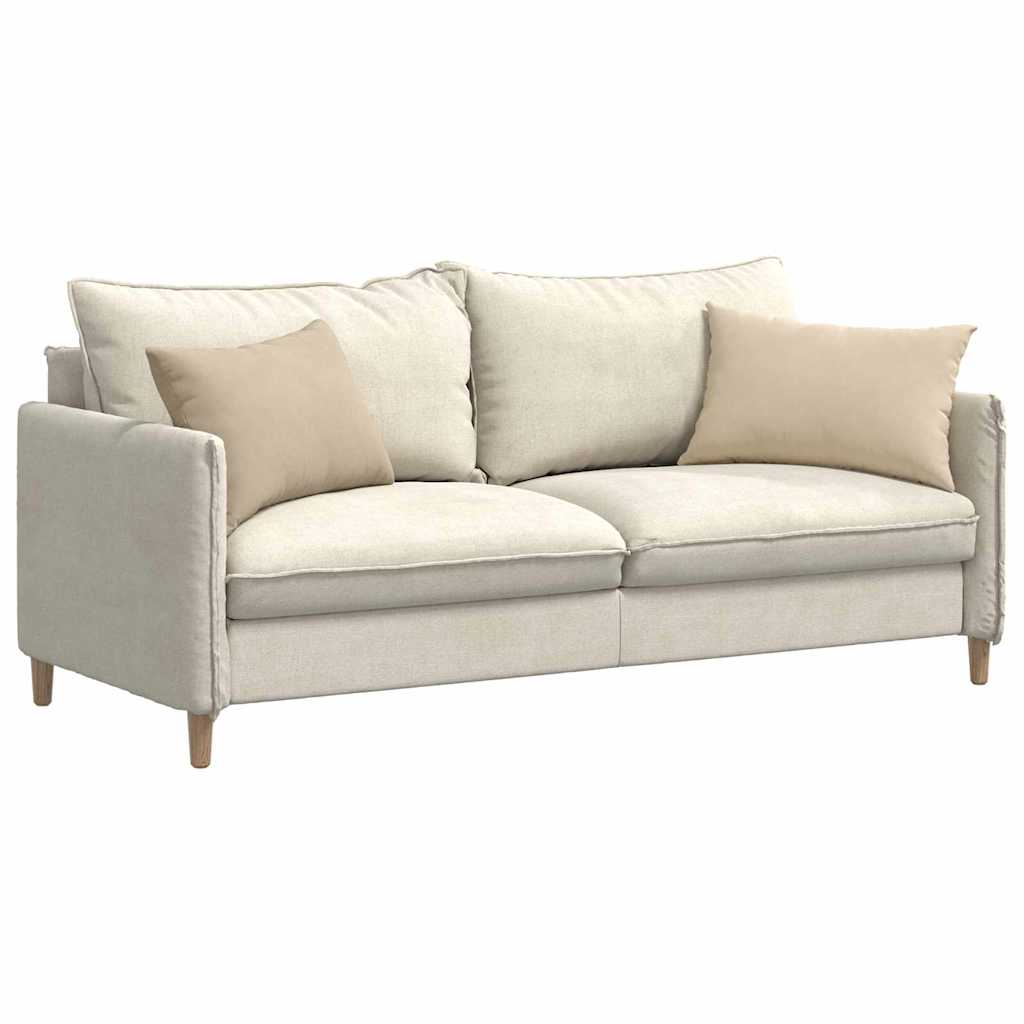 Kanapé párnák 2 pcs Krém 60 x 40 cm szövet