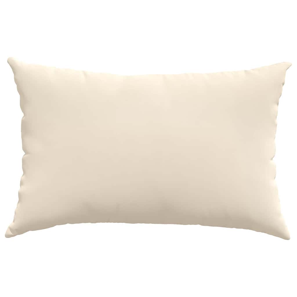 Kanapé párnák 2 pcs Bézs 60 x 40 cm szövet