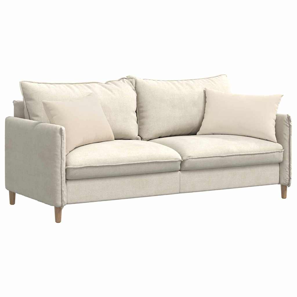 Kanapé párnák 2 pcs Bézs 60 x 40 cm szövet