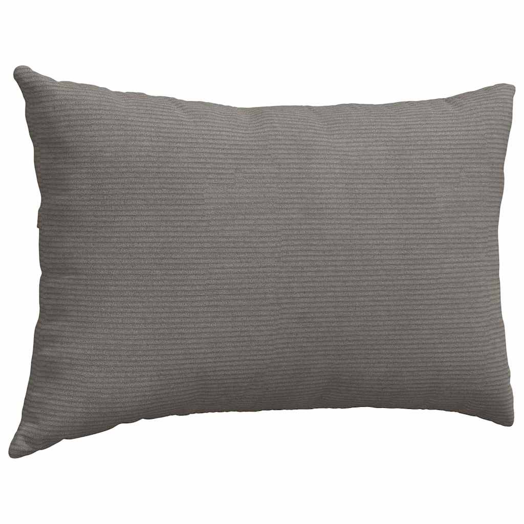 Kanapé párnák 2 pcs Világosszürke 60 x 40 cm Bársonyos szövet