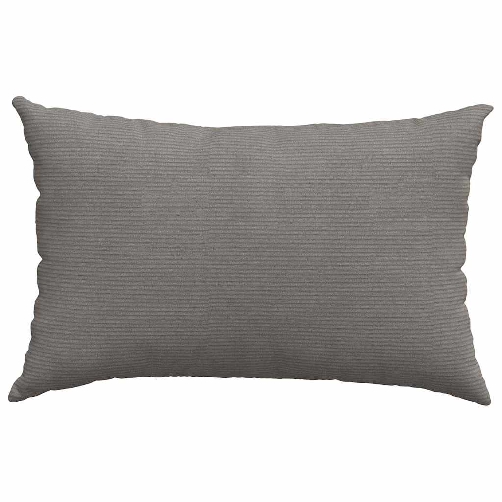 Kanapé párnák 2 pcs Világosszürke 60 x 40 cm Bársonyos szövet