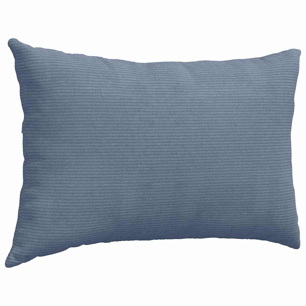 Kanapé párnák 2 pcs Kék 60 x 40 cm Bársonyos szövet
