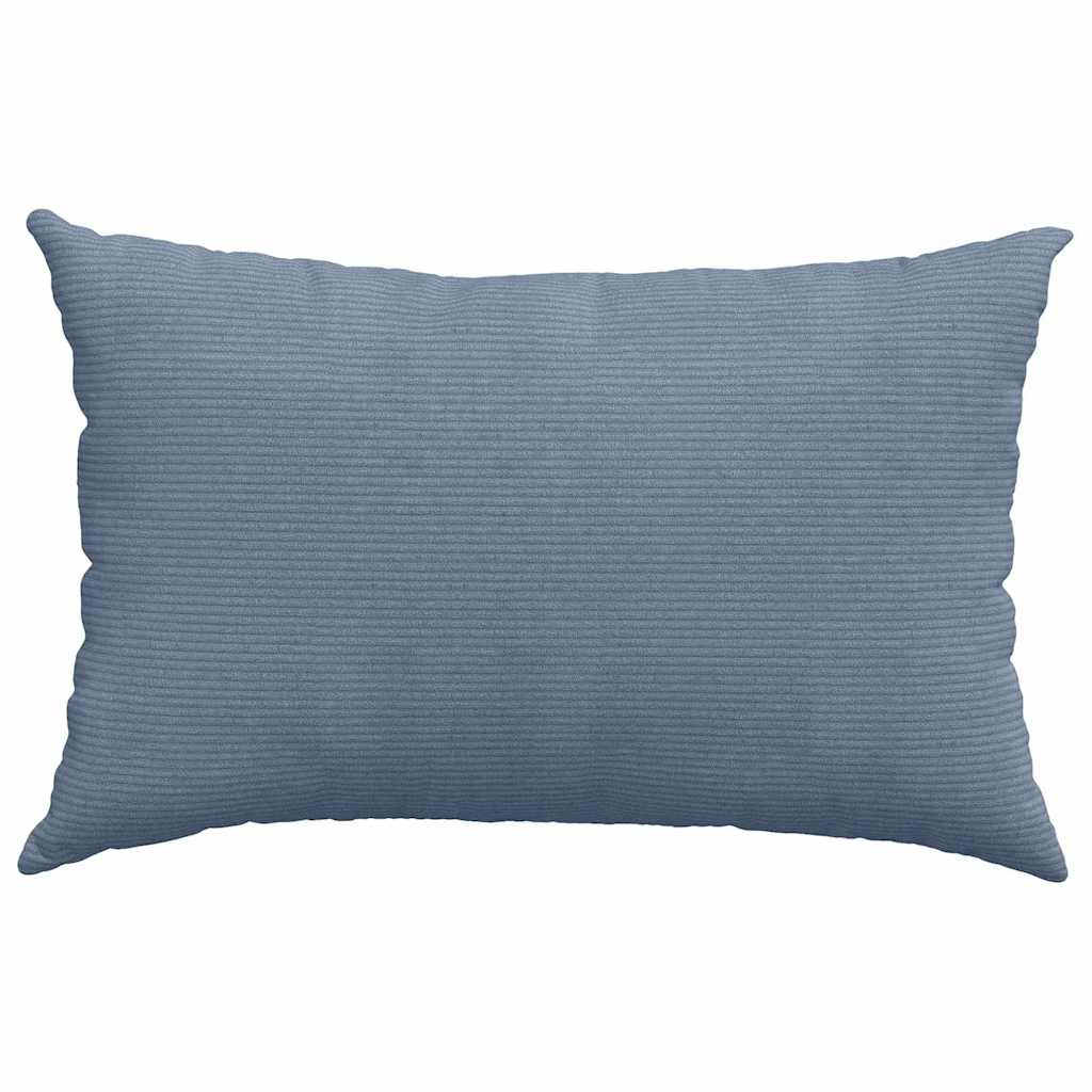 Kanapé párnák 2 pcs Kék 60 x 40 cm Bársonyos szövet