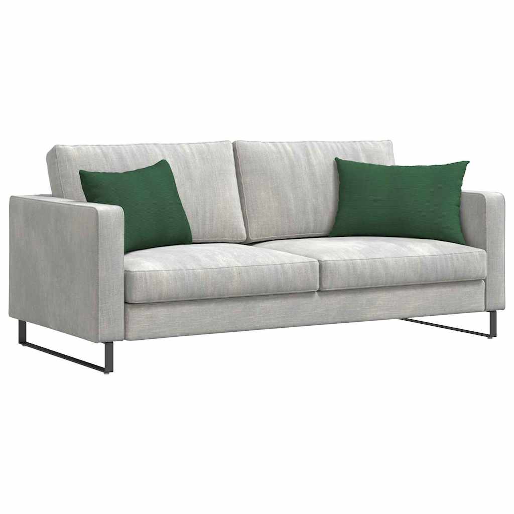 Kanapé párnák 2 pcs Sötétzöld 60 x 40 cm Bársonyos szövet