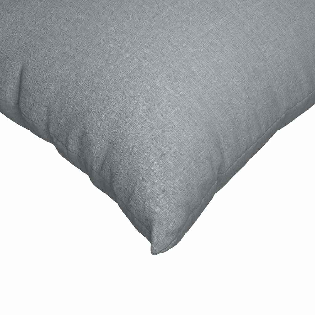 Kanapé párnák 2 pcs Világosszürke 80 x 40 cm szövet