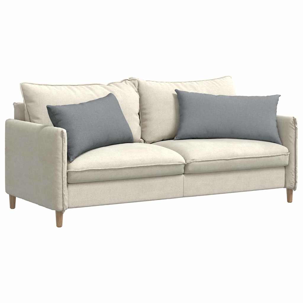 Kanapé párnák 2 pcs Világosszürke 80 x 40 cm szövet