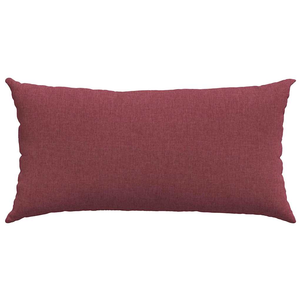 Kanapé párnák 2 pcs Bordó 80 x 40 cm szövet